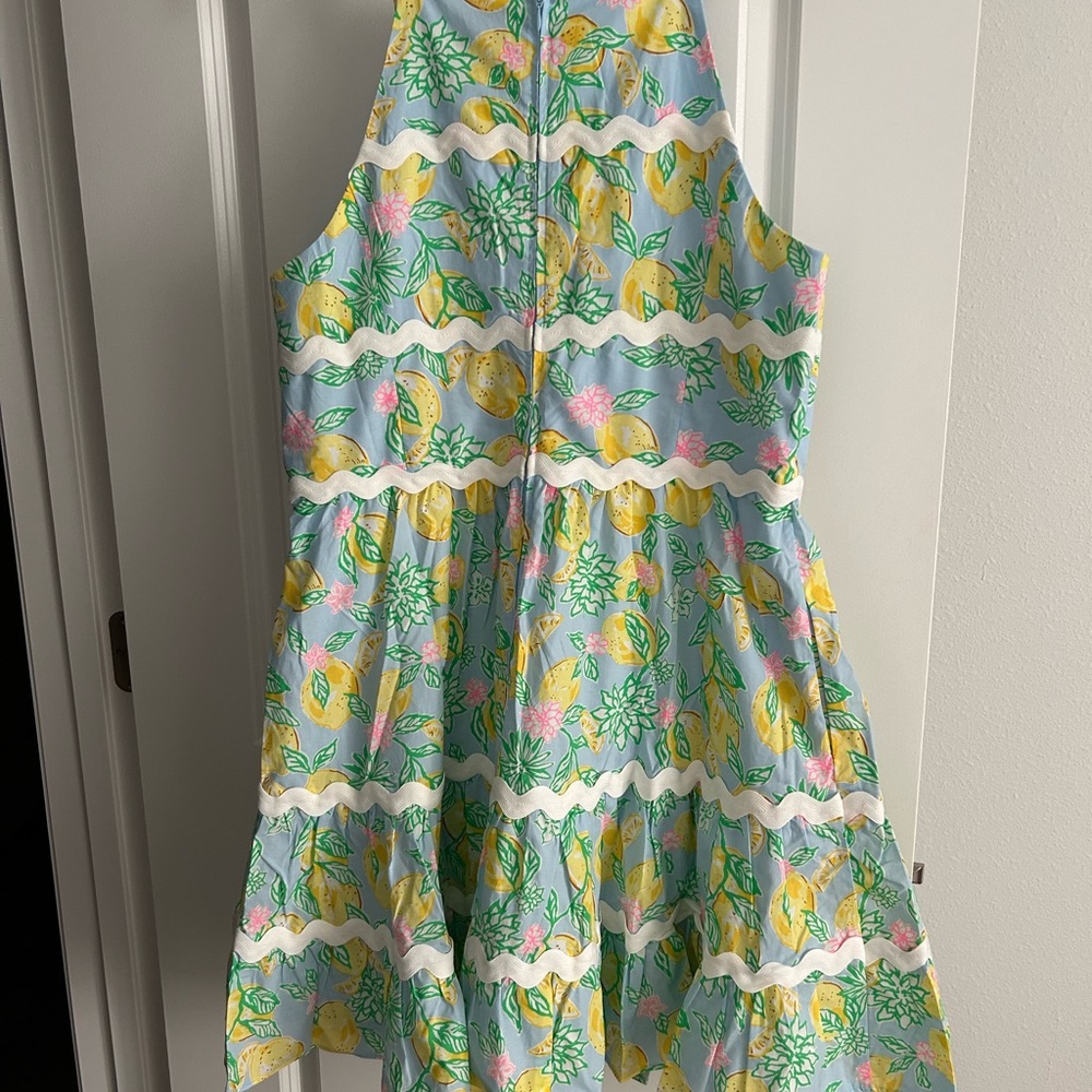 Lilly Pulitzer Angelynn Make Lemonade Dress Size 14 Brand New - Picture 7 of 7